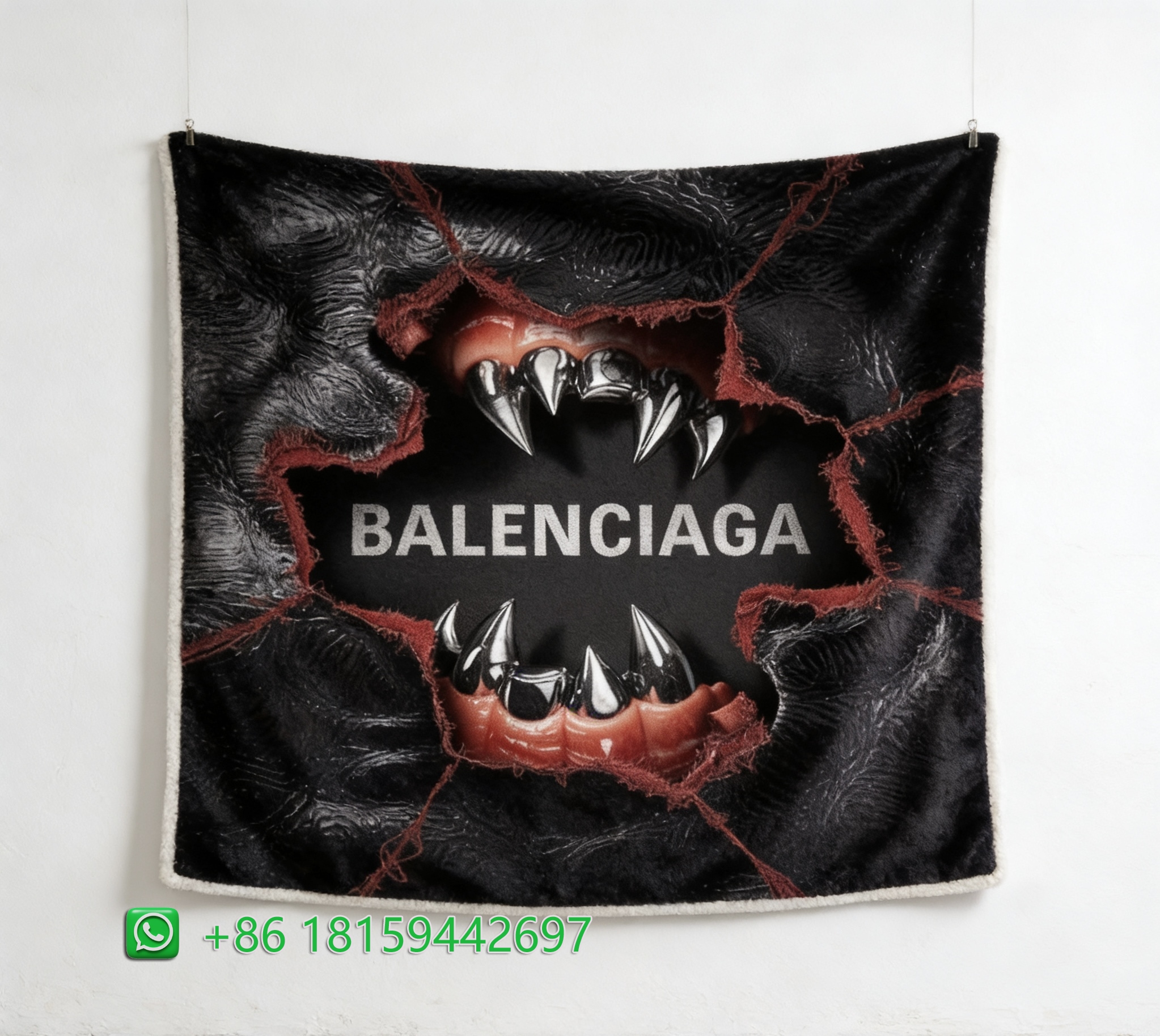 Balenciaga Throw Blankets